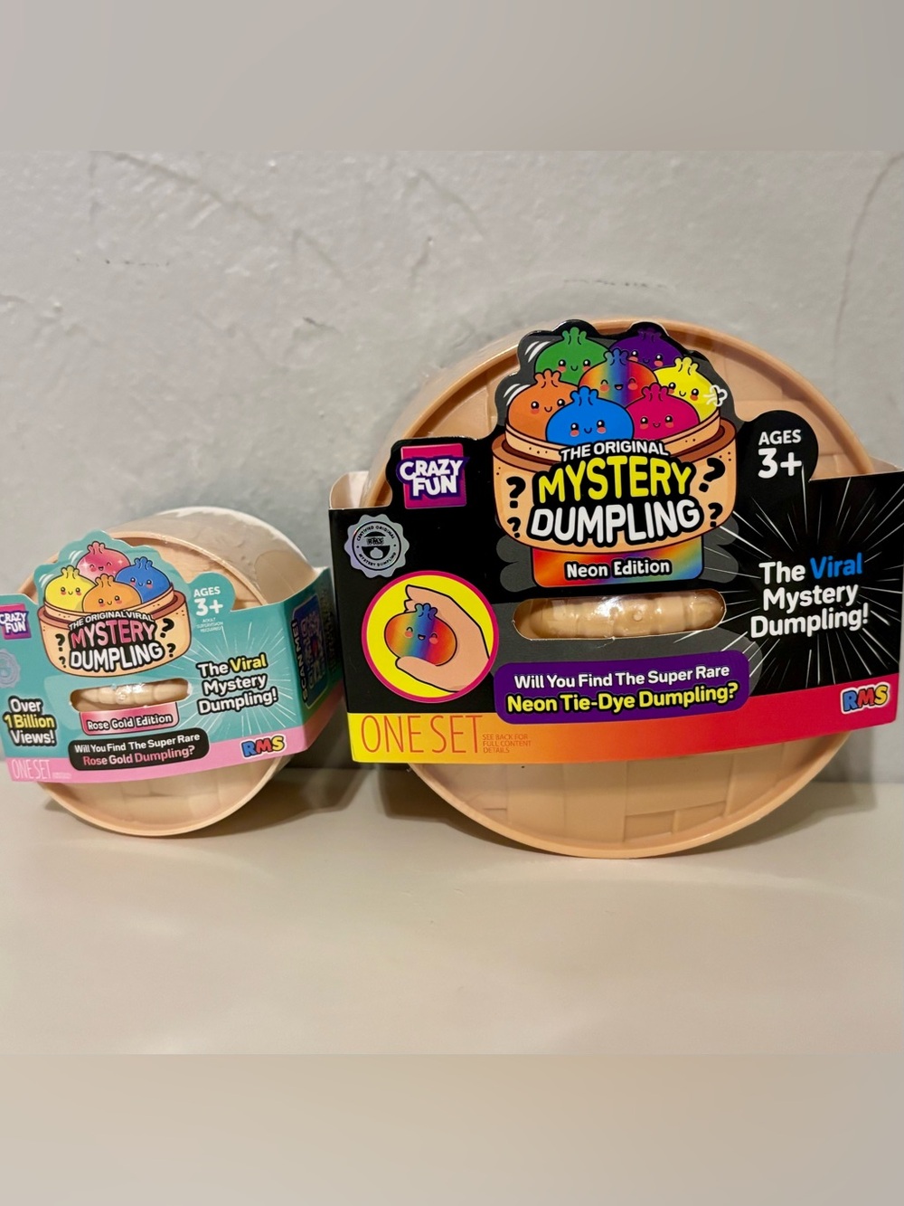 RMS Crazy Fun Neon Mystery Dumpling + Mini Rose Gold Edition Dumpling Bundle